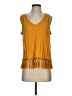 Eri + Ali Yellow Sleeveless Top Size S - photo 1