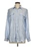 Etcetera Blue Long Sleeve Button-Down Shirt Size 12 - photo 1