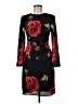 David Warren 100% Polyester Black Casual Dress Size 6 - photo 1