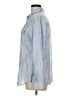 Etcetera Blue Long Sleeve Button-Down Shirt Size 12 - photo 5