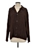 CP Shades 100% Rayon Brown Long Sleeve Button-Down Shirt Size S - photo 1