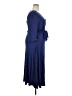 J. Peterman Solid Blue Casual Dress Size XXL - photo 4