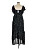 Universal Thread 100% Polyester Stars Black Casual Dress Size XL - photo 2