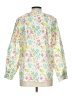 UNTUCKit Floral White Long Sleeve Blouse Size L - photo 2