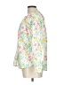 UNTUCKit Floral White Long Sleeve Blouse Size L - photo 5