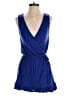 One Clothing Solid Blue Romper Size S - photo 1