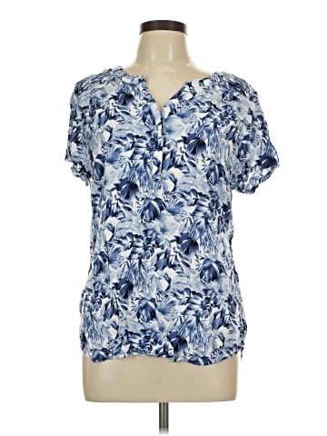 Christopher & Banks Short Sleeve Blouse (view 1)