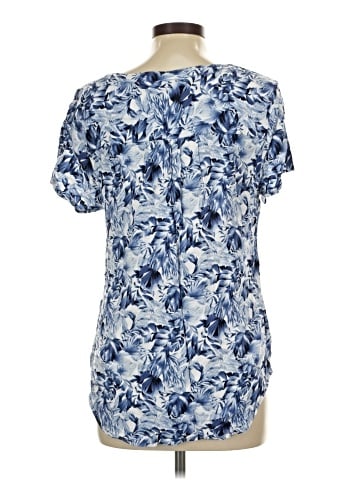 Christopher & Banks Short Sleeve Blouse (view 2)