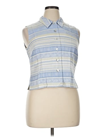 DressBarn Sleeveless Button-Down Shirt (view 1)