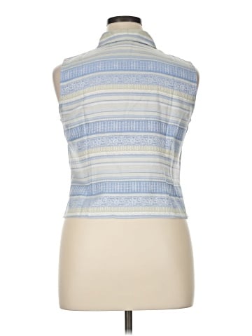 DressBarn Sleeveless Button-Down Shirt (view 2)