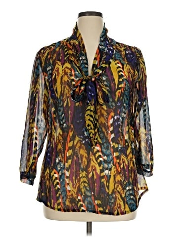 New Directions 3/4 Sleeve Blouse (view 1)