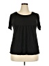 Mossimo 100% Rayon Black Short Sleeve Top Size XXL - photo 1