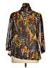 New Directions 100% Polyester Brown 3/4 Sleeve Blouse Size XL - photo 2