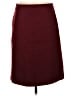J.Crew 100% Wool Solid Burgundy Wool Skirt Size 8 - photo 1