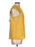 Express Outlet 100% Polyester Yellow Sleeveless Blouse Size L - photo 4