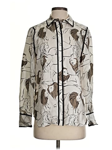 Lafayette 148 New York Long Sleeve Blouse (view 1)