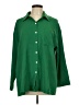 Shein Curve Green 3/4 Sleeve Button-Down Shirt Size 12 Plus (0) - photo 1