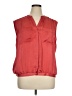 Violet & Claire 100% Polyester Red Sleeveless Blouse Size XL - photo 1