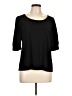 CeCe Black 3/4 Sleeve Top Size L - photo 1