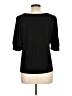 CeCe Black 3/4 Sleeve Top Size L - photo 2