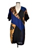 HD in Paris 100% Polyester Graphic Blue Casual Dress Size 6 - photo 1