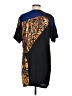 HD in Paris 100% Polyester Graphic Blue Casual Dress Size 6 - photo 2