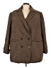 Old Navy 100% Polyester Houndstooth Brown Coat Size 3X - photo 1