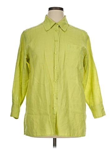 Elisabeth 3/4 Sleeve Button-Down Shirt (view 1)