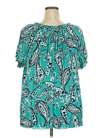Croft & Barrow Short Sleeve Blouse (view 2)