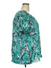 Croft & Barrow 100% Polyester Teal Short Sleeve Blouse Size 2X - photo 4