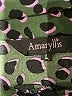 Amaryllis 100% Polyester Print Green Long Sleeve Blouse Size L - photo 7