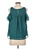 Maeve 100% Polyester Teal Sleeveless Blouse Size 4 - photo 2