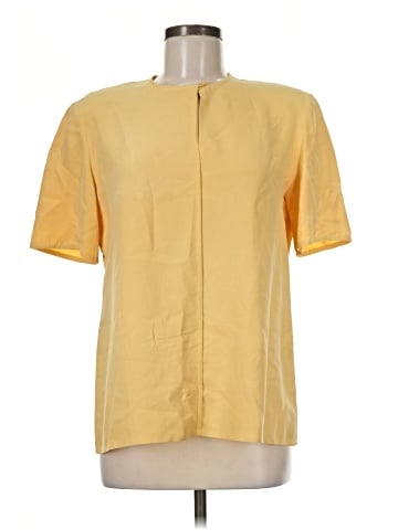 Carlisle Short Sleeve Silk Top (view 1)