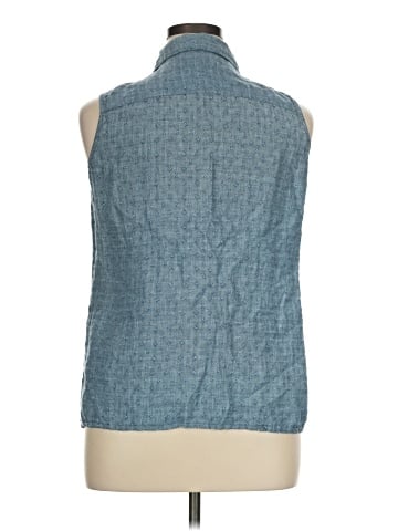 Coldwater Creek Sleeveless Button-Down Shirt (view 2)