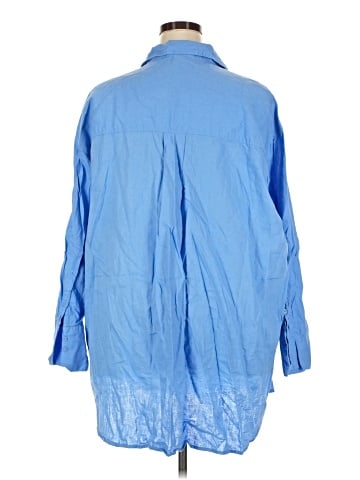 H&M 3/4 Sleeve Button-Down Shirt (view 2)