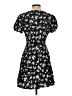 Unbranded Floral Black Casual Dress Size XS - photo 2