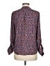 The Limited 100% Polyester Polka Dots Blue Long Sleeve Blouse Size M - photo 2
