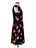 Wisp Print Black Cocktail Dress Size 8 - photo 4