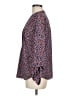 The Limited 100% Polyester Polka Dots Blue Long Sleeve Blouse Size M - photo 5