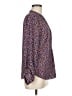 The Limited 100% Polyester Polka Dots Blue Long Sleeve Blouse Size M - photo 4