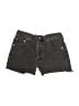 Levi's 100% Cotton Black Denim Shorts Size 25 waist - photo 1