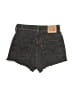 Levi's 100% Cotton Black Denim Shorts Size 25 waist - photo 2