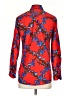 J.Crew Collection 100% Cotton Floral Red Long Sleeve Blouse Size 0 - photo 2