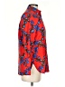 J.Crew Collection 100% Cotton Floral Red Long Sleeve Blouse Size 0 - photo 4