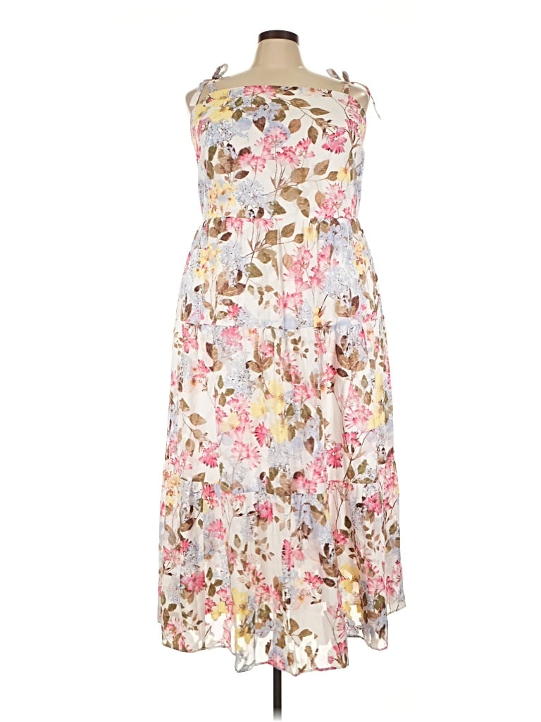 Lane Bryant Casual Dress In Ivory