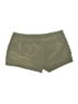 Express Solid Green Khaki Shorts Size 12 - photo 2