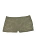 Express Solid Green Khaki Shorts Size 12 - photo 1