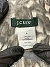 J.Crew 100% Silk Camo Gray Silk Skirt Size 6 - photo 4