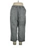 Chico's 100% Linen Chevron-herringbone Gray Linen Pants Size XL (3) - photo 2