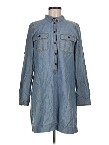 J.Crew Factory Store 3/4 Sleeve Button-Down Shirt (view 1)